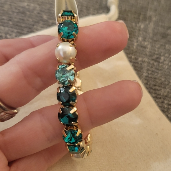 Jcrew stone & pearl bracelet - Picture 2 of 8